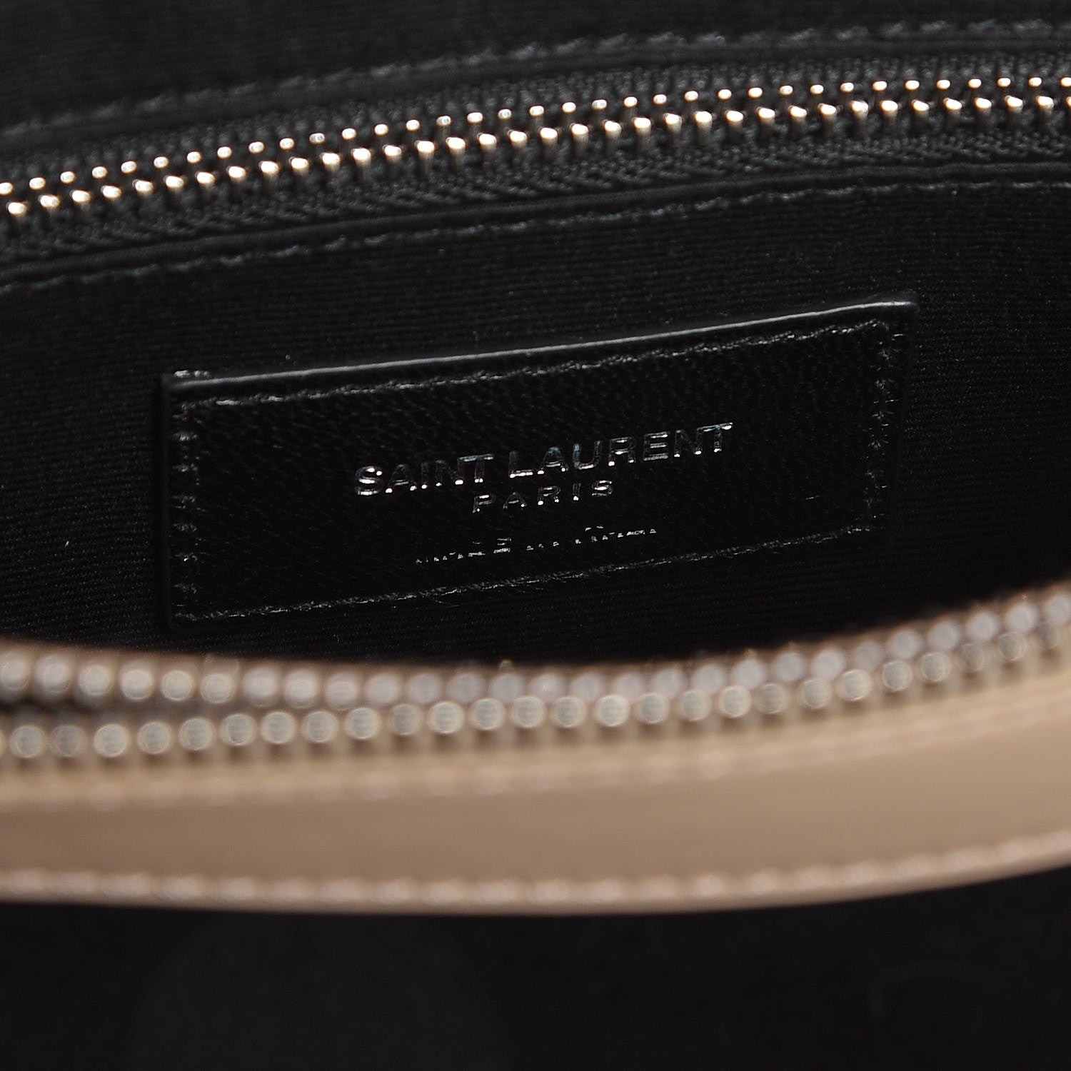 Saint Laurent Calfskin Y Quilted Monogram Medium Loulou Chain Satchel Nude Powder 7 of 8