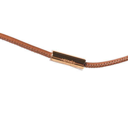Hermes Swift Grand Loop Pendant Necklace Gold 3 of 4