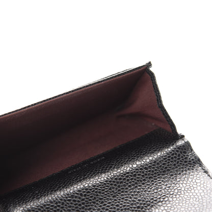 Chanel Caviar Quilted Flap Card Holder Black 5 of 8