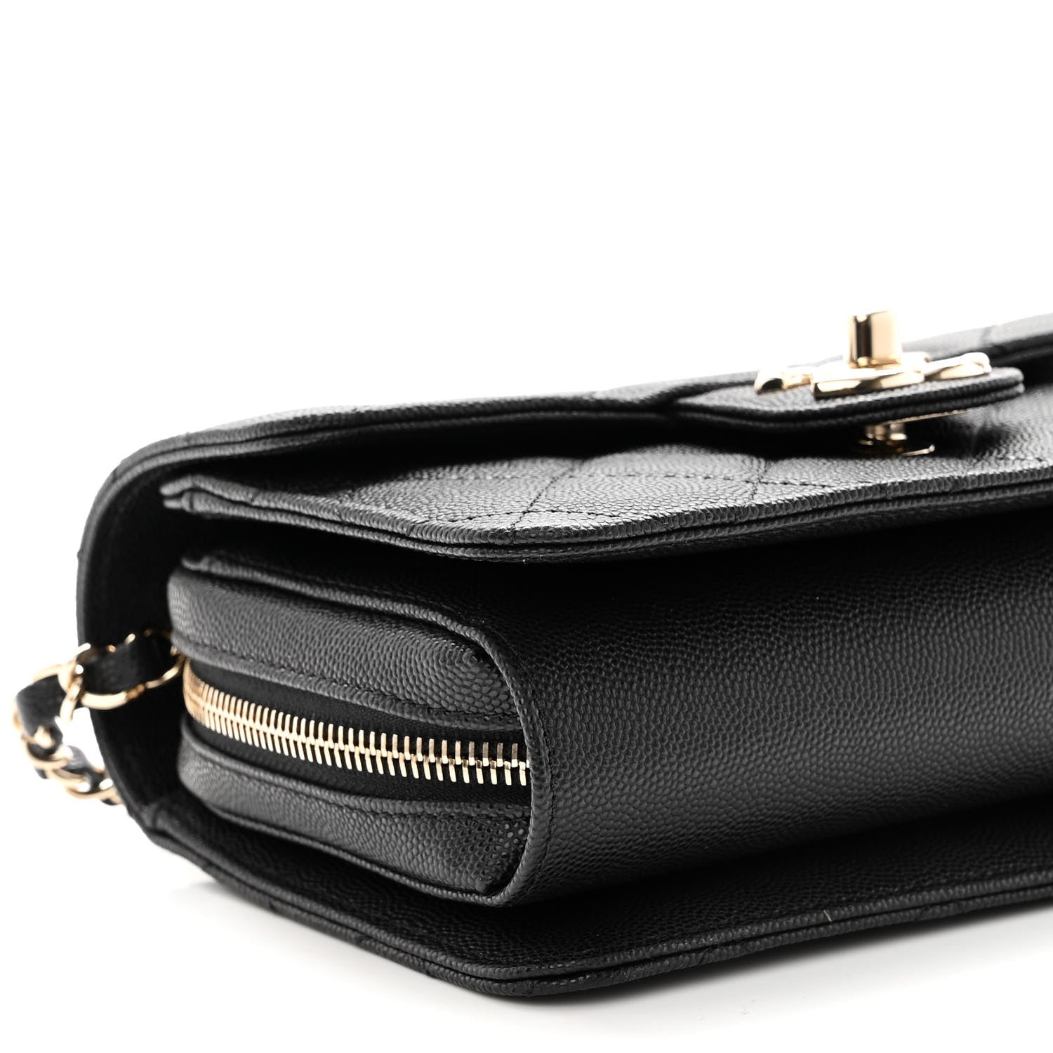 Chanel Caviar Quilted Like A Wallet Flap Black 8 of 10