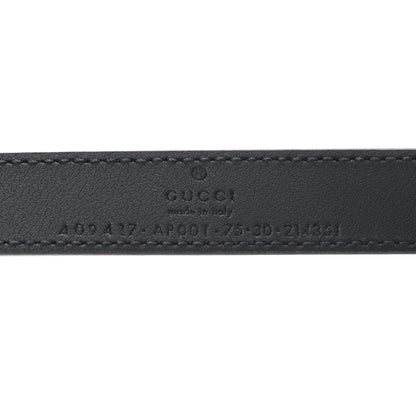 Gucci Calfskin Double G 20mm Belt 75 30 Black 3 of 4