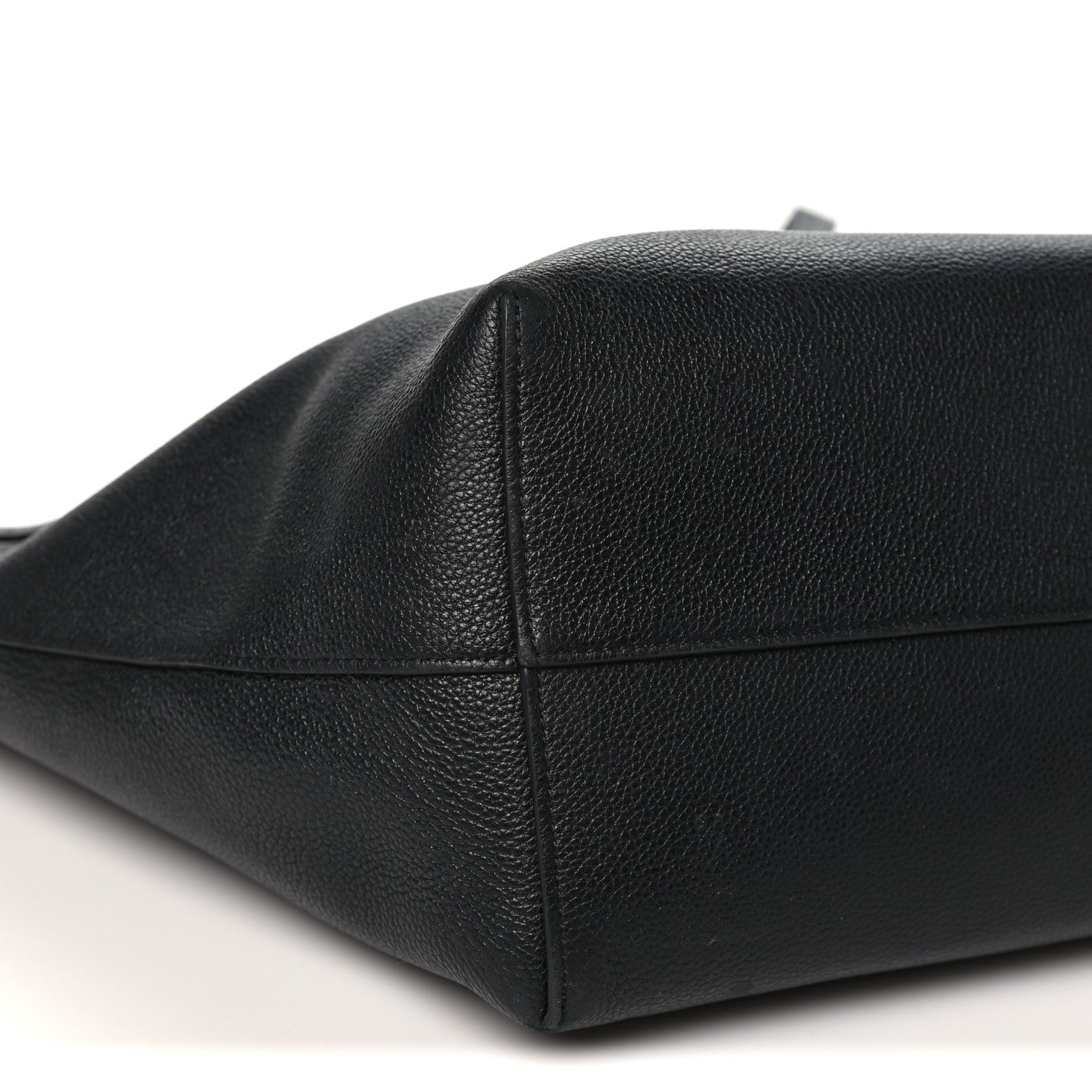 Celine Grained Calfskin Triomphe Medium Cabas Anais Black 7 of 8