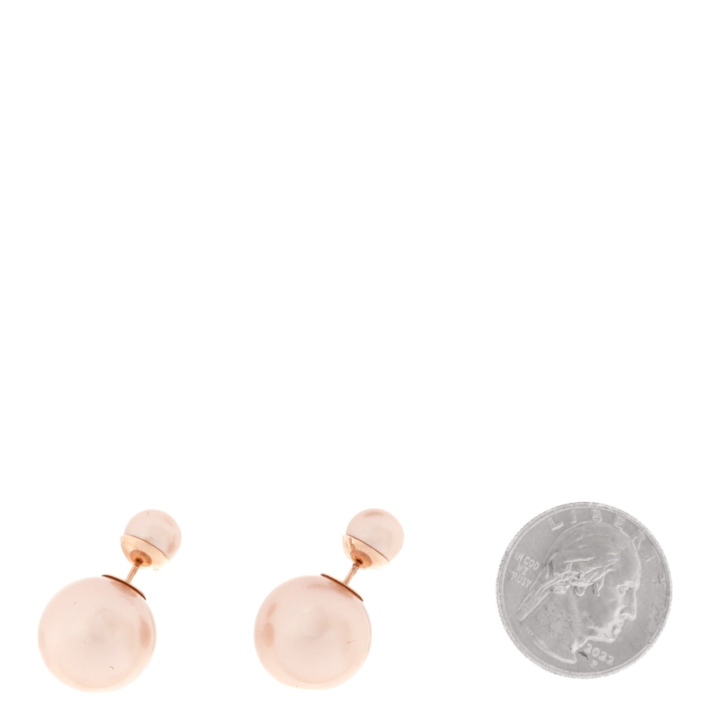 Pearl Mise En Dior Tribal Earrings Pink