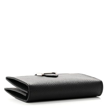 Hermes Epsom Bearn Card Holder Wallet Black 3 of 6