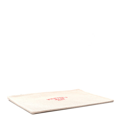 Hermes Toile Flat Yachting Pouch Rouge 4 of 6