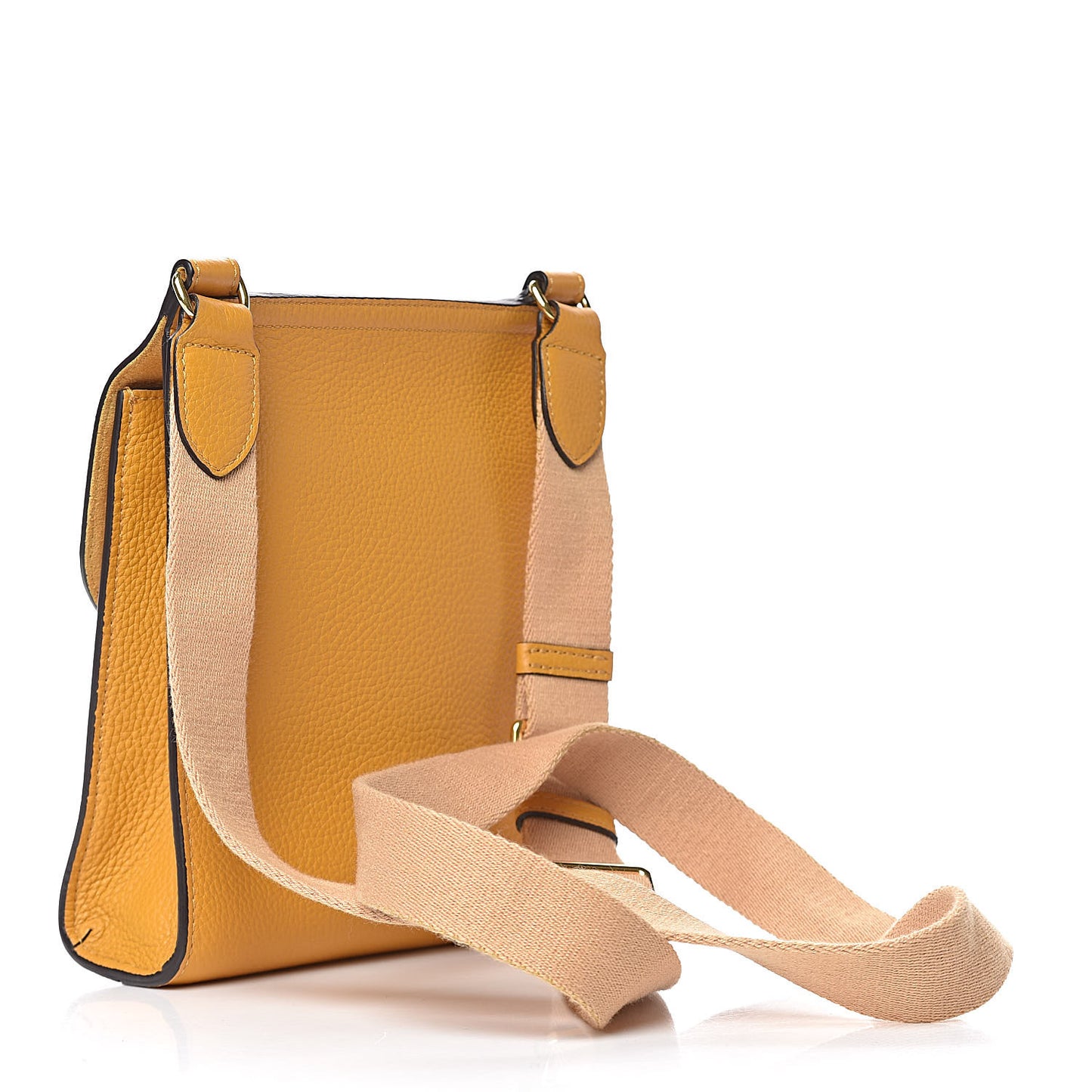 Natural Grain Calfskin New Antony Messenger Crossbody Deep Amber