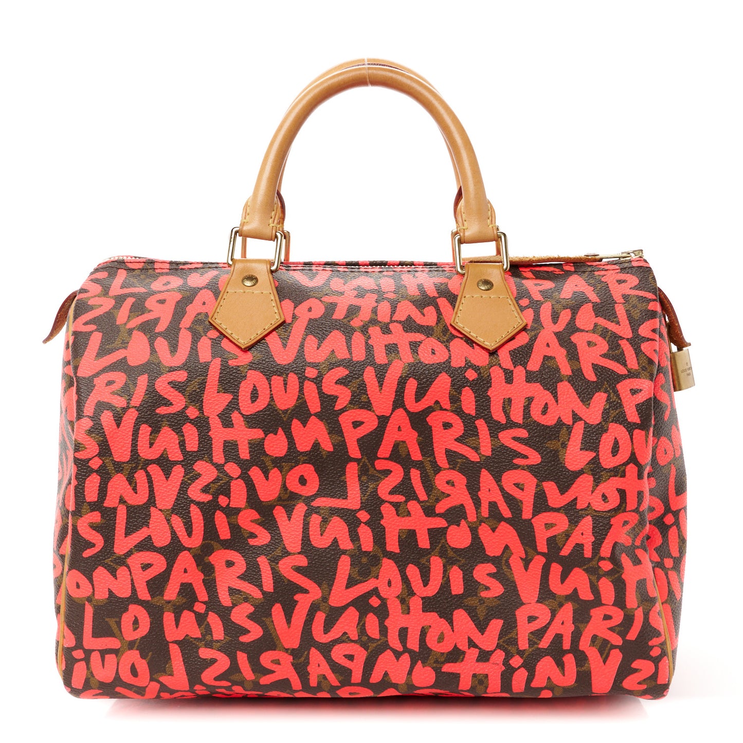Monogram Graffiti Speedy 30 Fuchsia