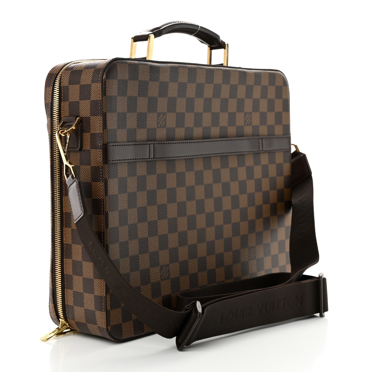Louis Vuitton Damier Ebene Porte Ordinateur Sabana Computer Case 4 of 11