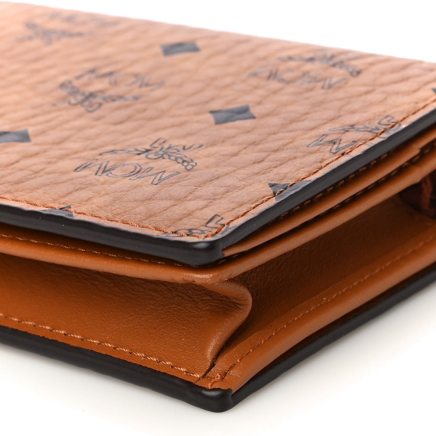 Visetos Original Mini Chain Wallet Cognac