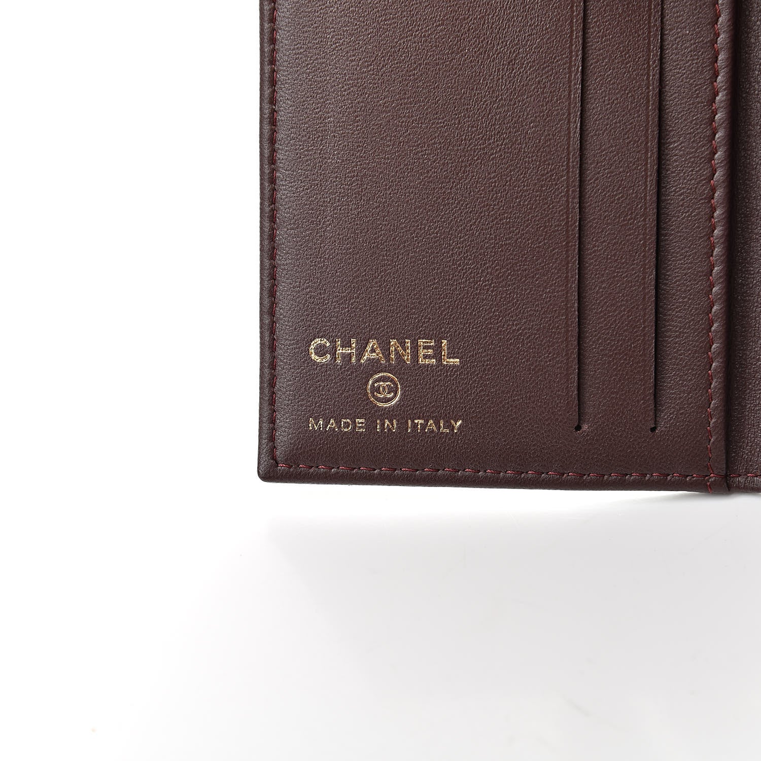 Chanel Lambskin Quilted Card Holder Wallet Black 6 of 8