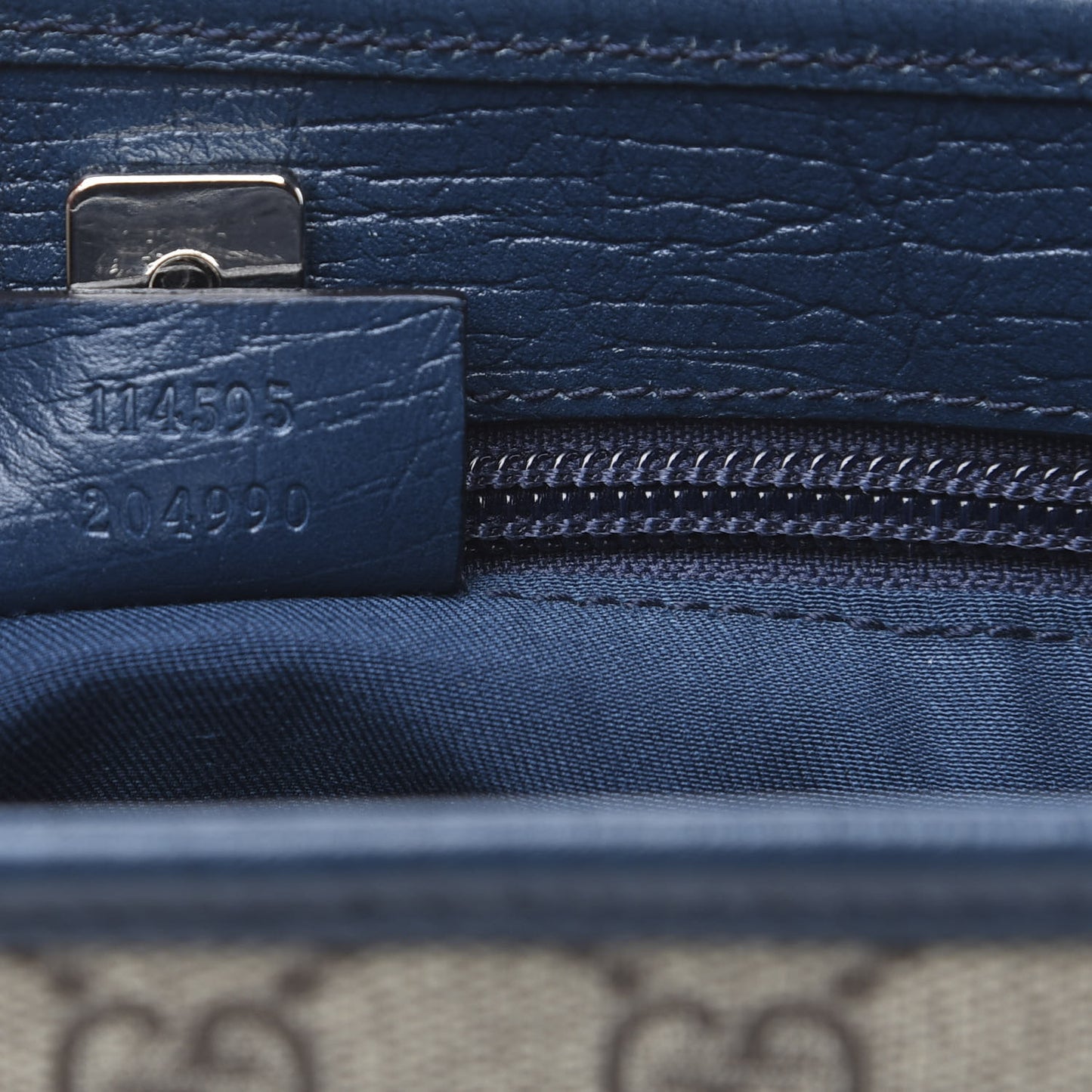 GG Plus Monogram Medium Joy Tote Navy