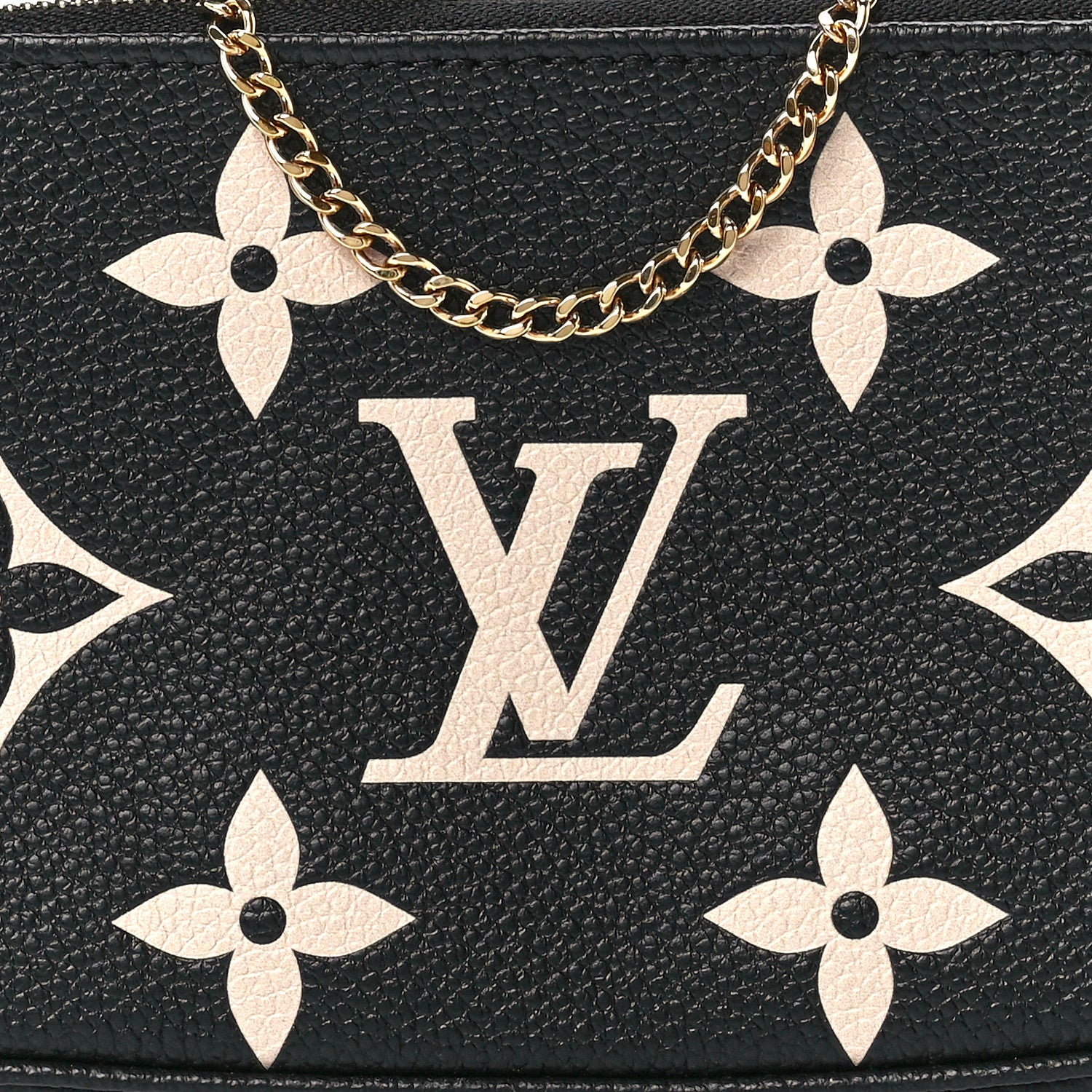 Louis Vuitton Empreinte Monogram Giant Mini Pochette Accessories Black 6 of 10