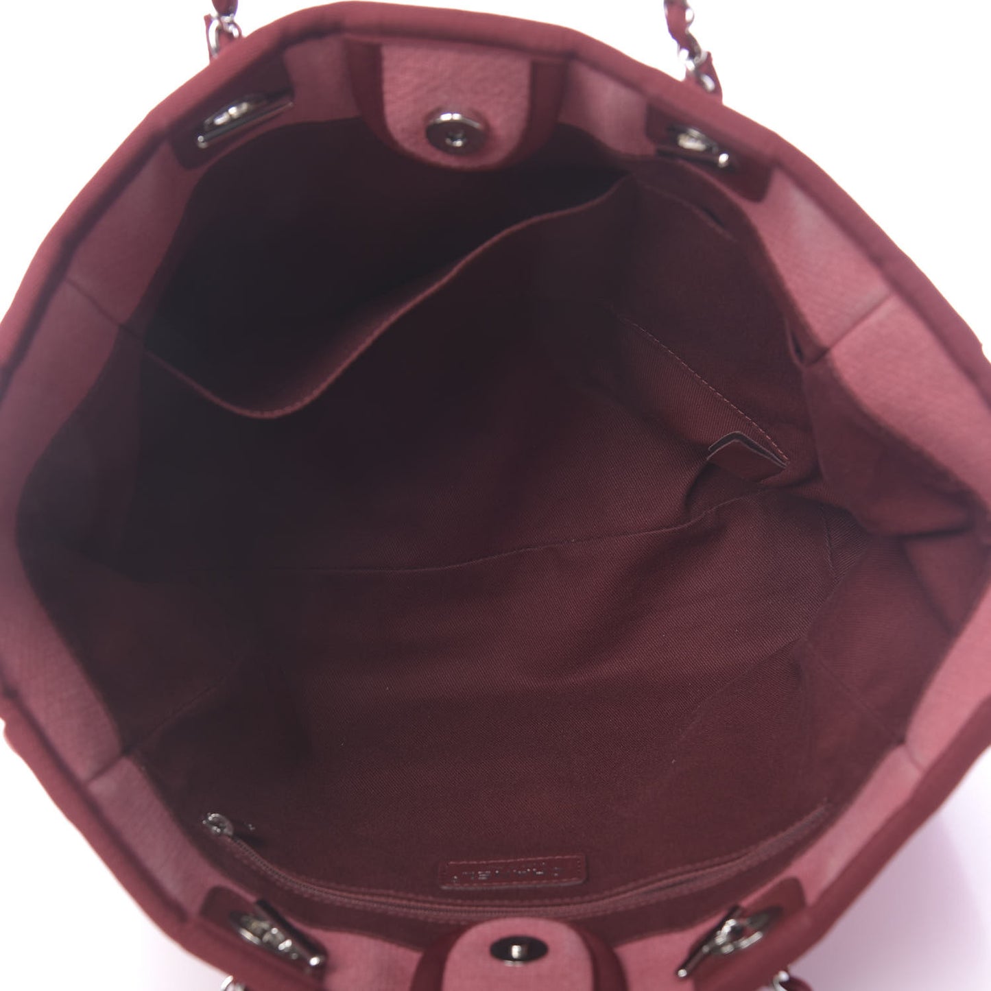 Canvas Small Deauville Tote Red