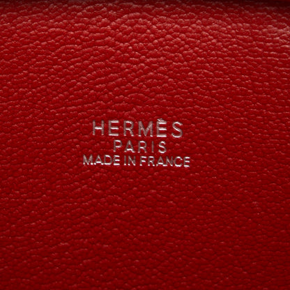 Hermes Epsom Plume 21 Rouge Casaque 6 of 7