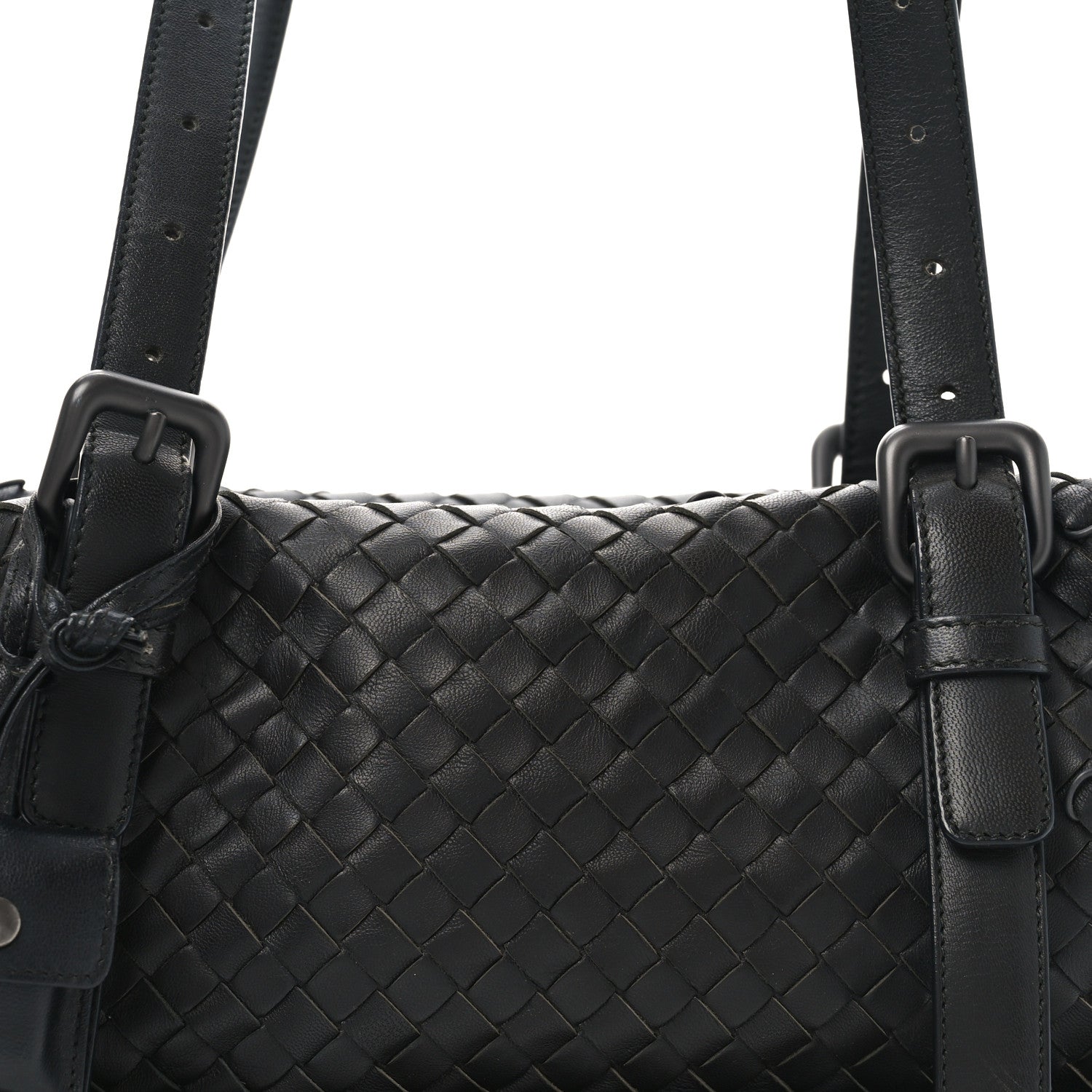 Bottega Veneta Nappa Intrecciato Montaigne Rings Bag Black 9 of 11