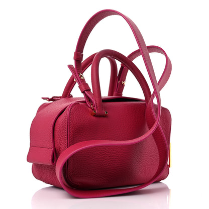 Delvaux Taurillon Soft Mini Cool Box Satchel FRAMBOISE 3 of 13