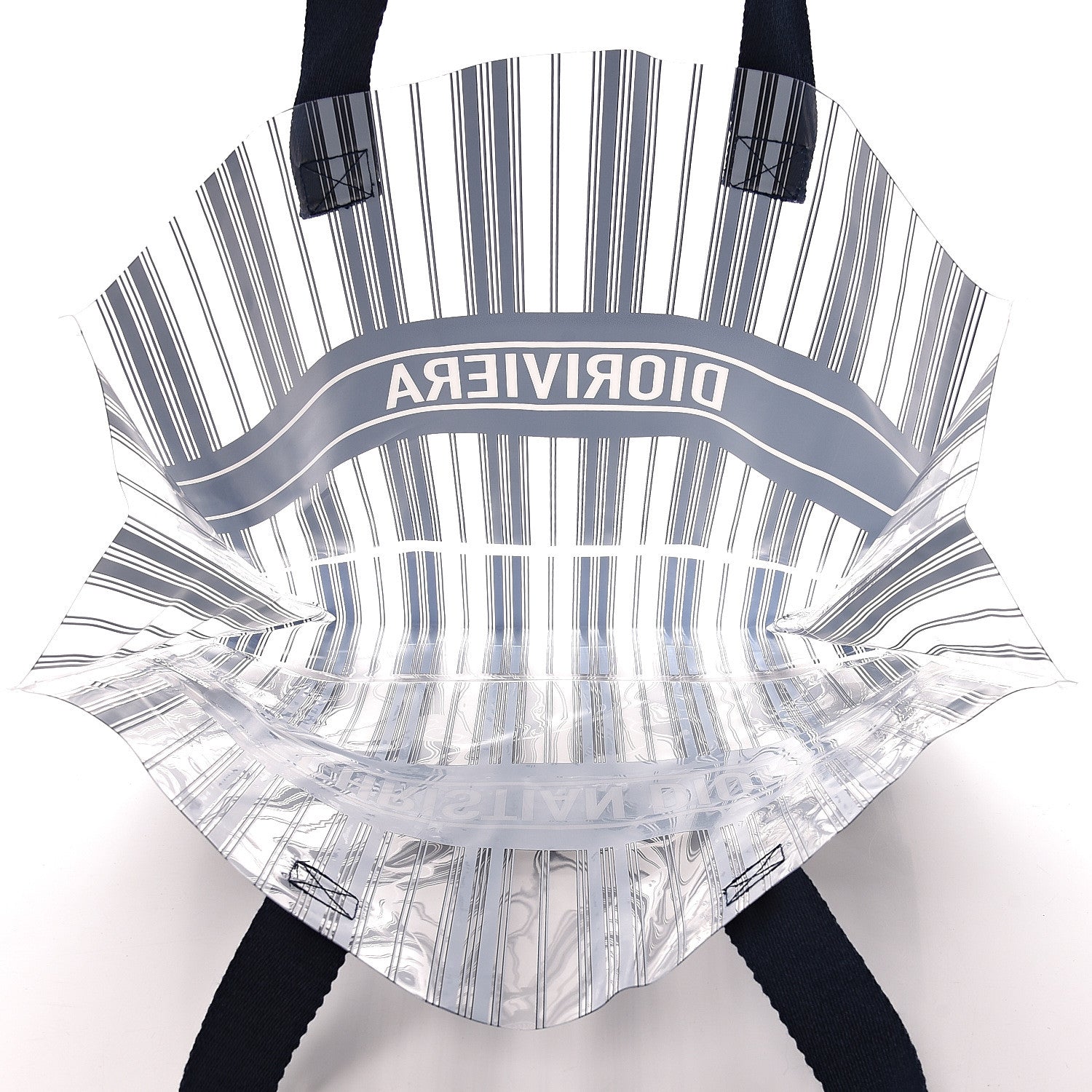 Christian Dior Plastic Dioriviera Tote Navy 5 of 10