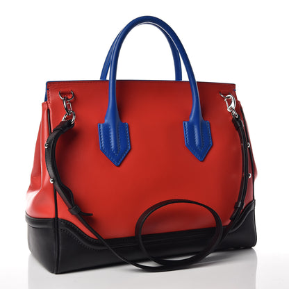 Versace Vitello Palazzo Empire Bag Red Blue Black 6 of 15
