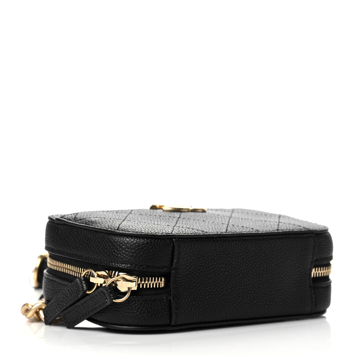 Caviar Quilted Waist Bag Black
