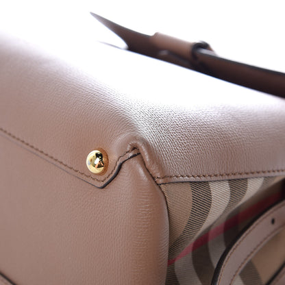 Burberry Derby Calfskin House Check Medium Camberley Dark Sand 13 of 15