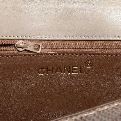 Chanel Lizard Tassel Flap Bag Light Brown 6 of 8