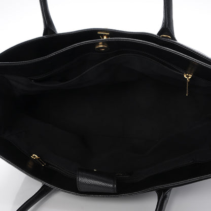 Chanel Calfskin Cerf Executive Shopper Tote Black 5 of 11