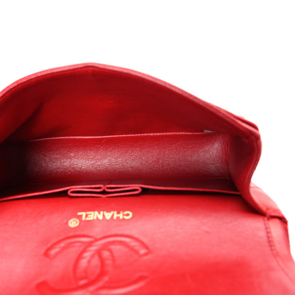 Chanel Lambskin Quilted Small Double Flap Red 5 of 14