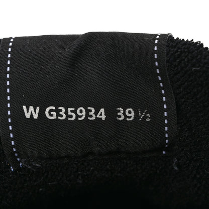 Chanel Calfskin Womens Logo Sneakers 39.5 Black White 9 of 9