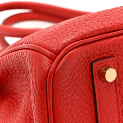 Hermes Togo BIRKIN 35 Rouge Casaque 13 of 17