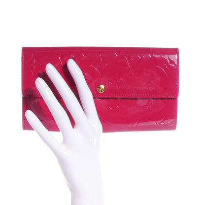 Louis Vuitton Vernis Sarah Wallet Rose Indien 2 of 7