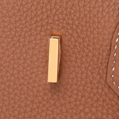 Hermes Togo Birkin 25 Gold 12 of 31