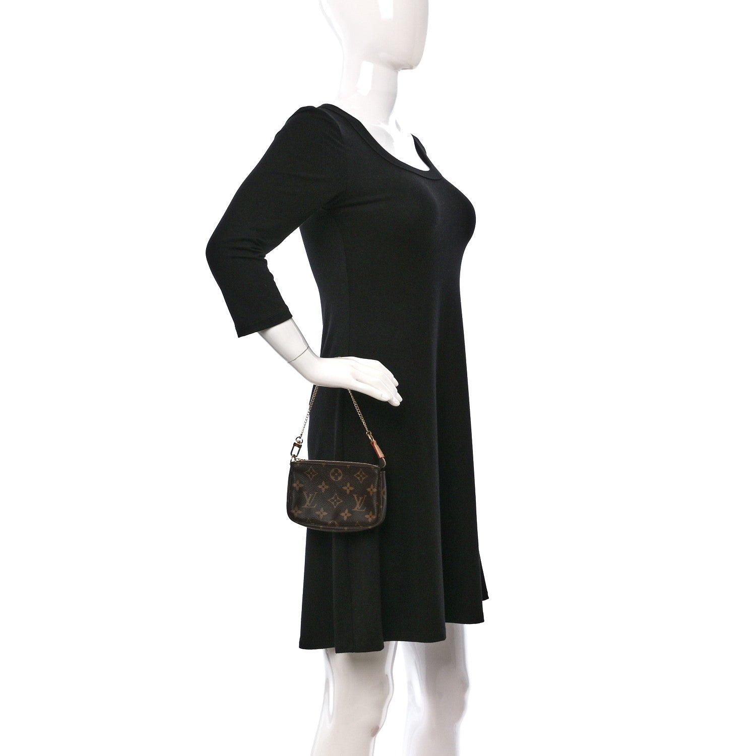 Louis Vuitton Monogram Mini Pochette Accessories 2 of 10