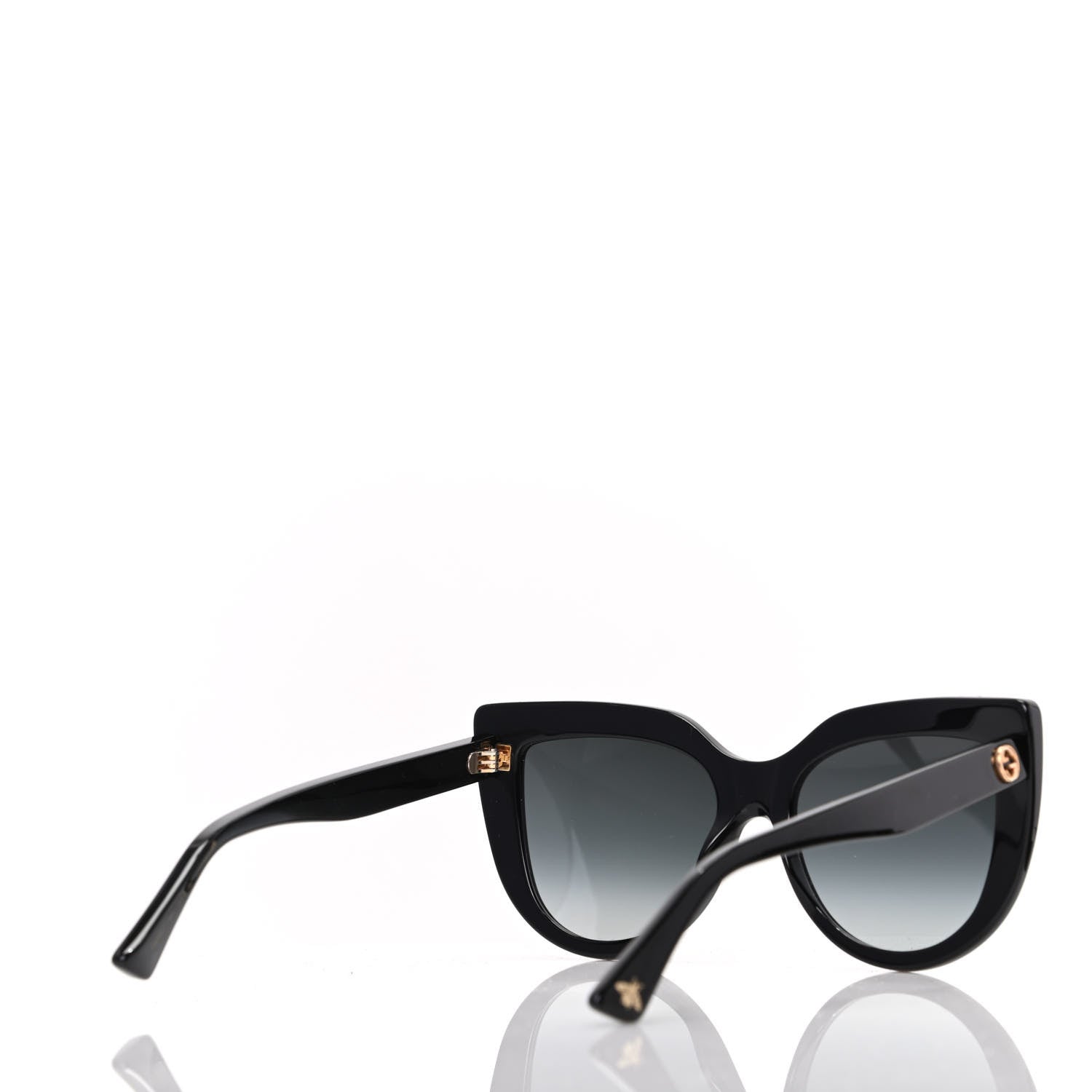 Gucci Cat Eye Sunglasses GG0164S Black 4 of 8