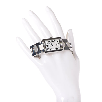 Cartier Stainless Steel 27mm Tank Solo Quartz Watch 2 of 9