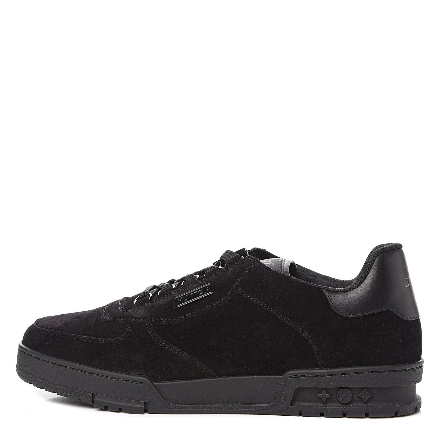 Suede Uniform Sneakers 9.5 Black