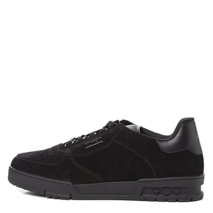 Louis Vuitton Suede Uniform Sneakers 9.5 Black 1 of 8