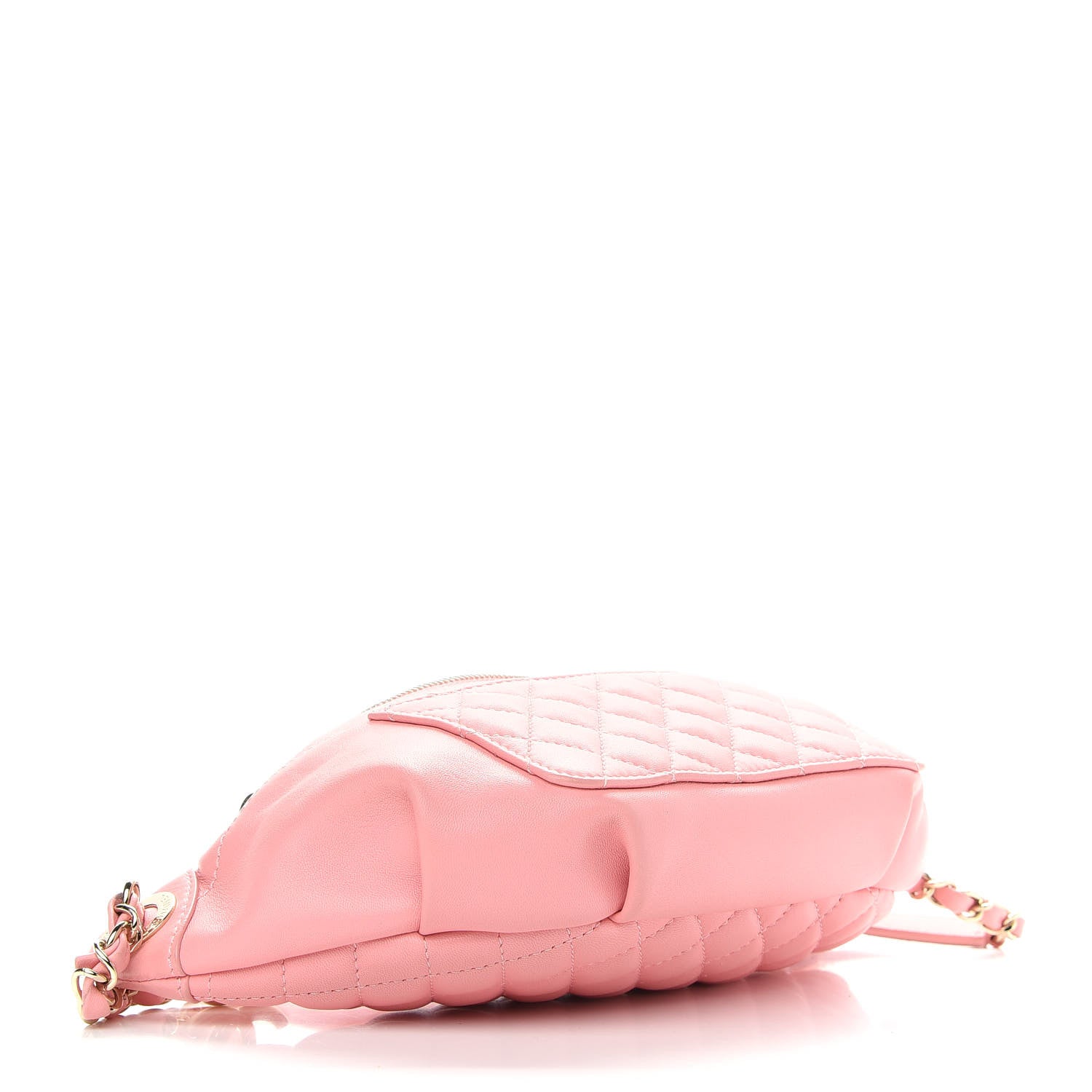 Chanel Lambskin Quilted Bi Waist Bag Fanny Pack Pink 4 of 9