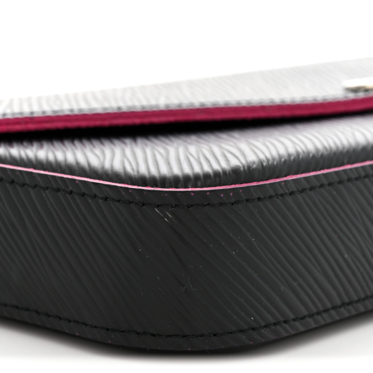 Louis Vuitton Epi Pochette Felicie Black Hot Pink 10 of 12