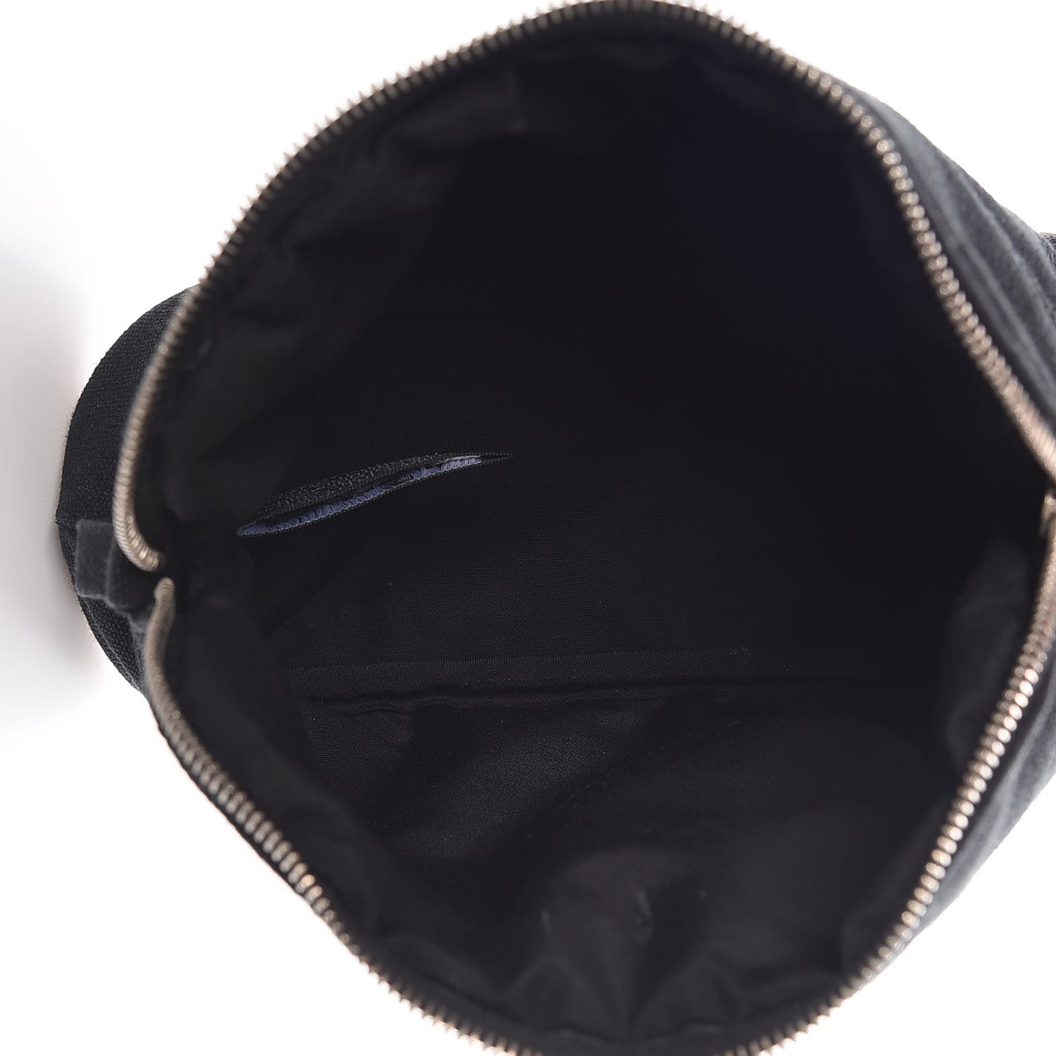 Hermes Cotton Canvas Mini Bolide Travel Cosmetic Pouch Black 5 of 11