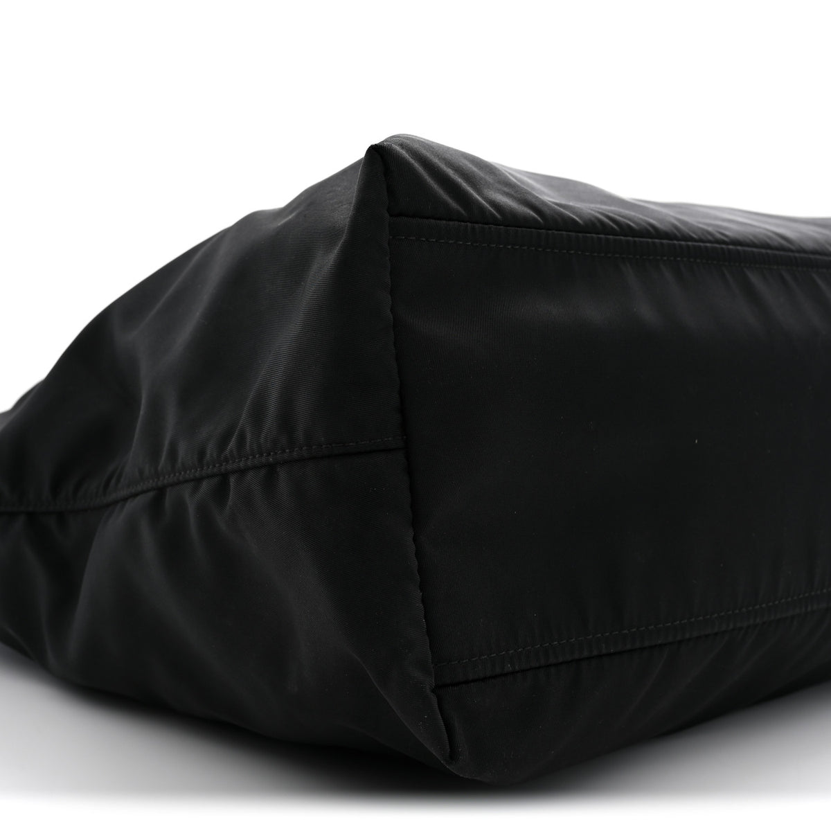 Tessuto Nylon Logo Tote Black