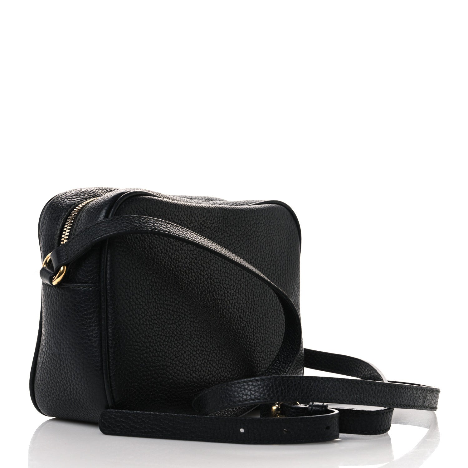 Gucci Pebbled Calfskin Small Soho Disco Bag Black 2 of 13