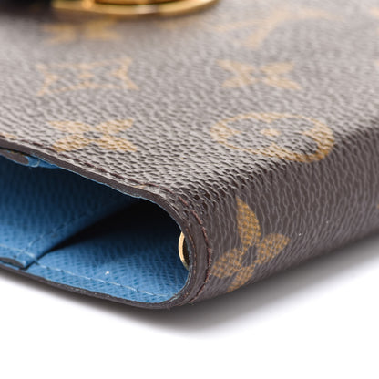 Louis Vuitton Monogram Koala Small Ring Agenda Cover Blue 12 of 13