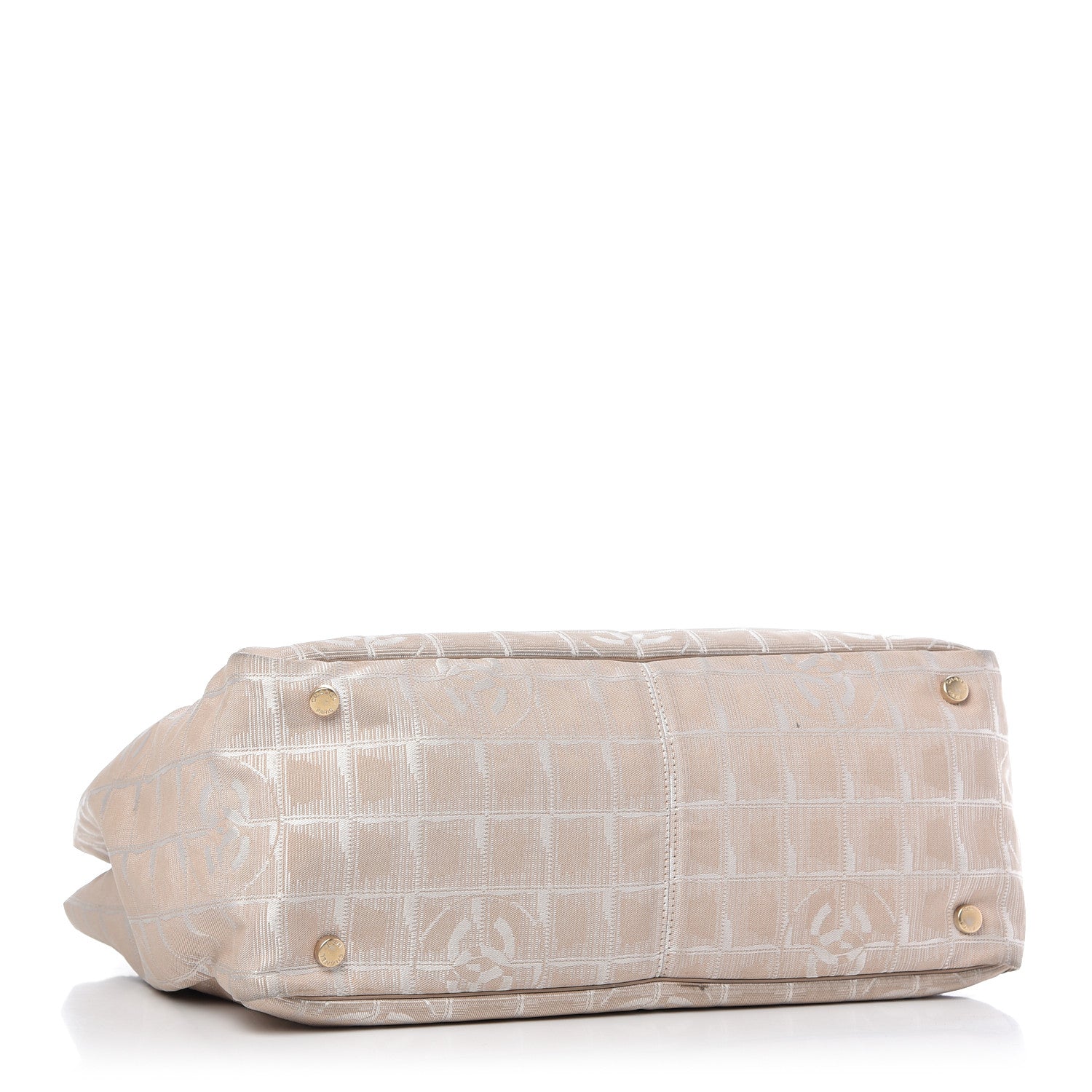 Chanel Nylon Medium Travel Tote Beige 4 of 9