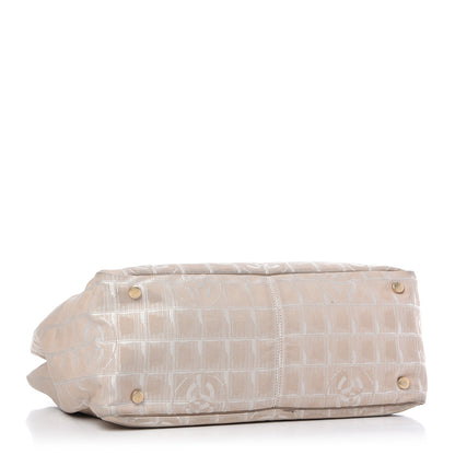 Chanel Nylon Medium Travel Tote Beige 4 of 9