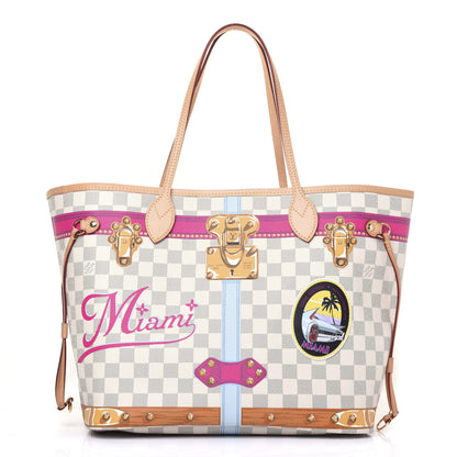 Louis Vuitton Damier Azur Summer Trunks Miami Neo Neverfull MM 3 of 14