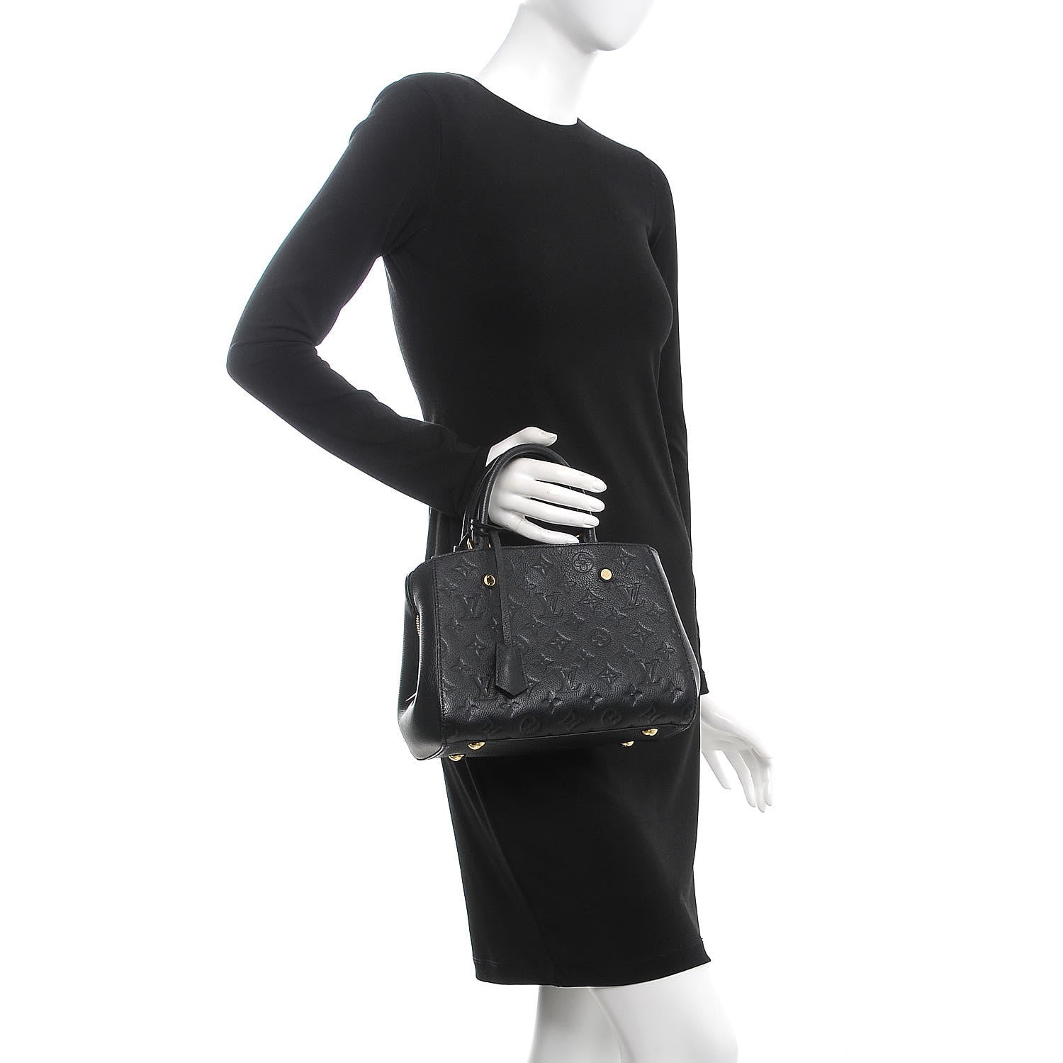 Louis Vuitton Empreinte Montaigne BB Black 3 of 8
