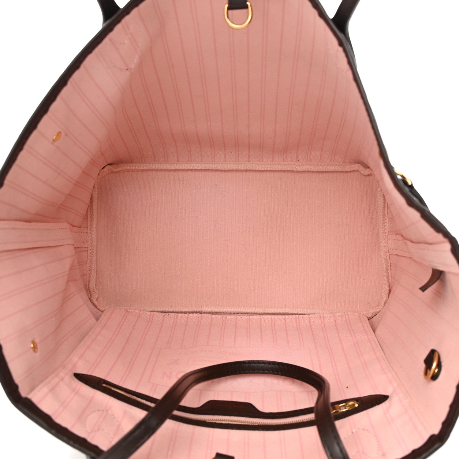Louis Vuitton Damier Ebene Neo Neverfull MM Rose Ballerine 6 of 19