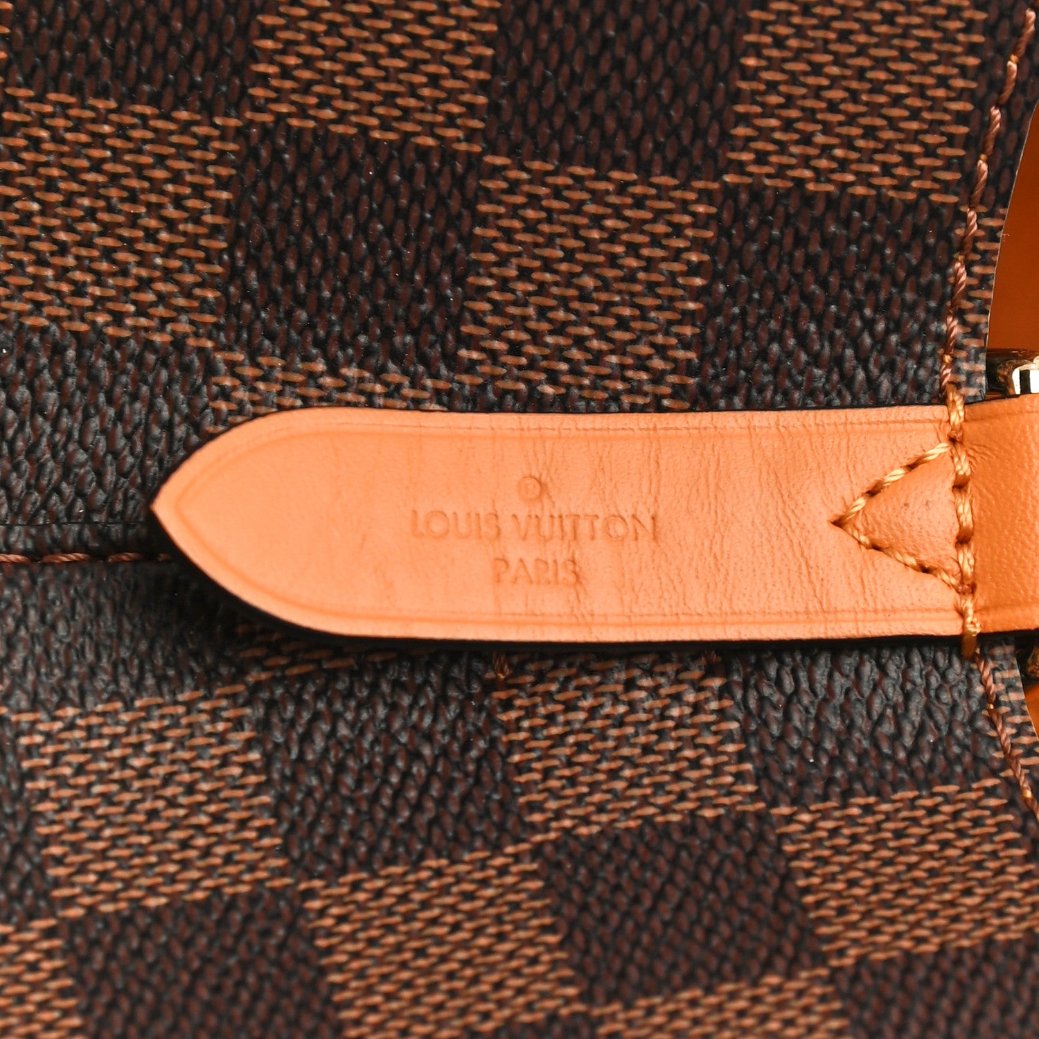 Louis Vuitton Damier Ebene Neonoe MM Safran 7 of 10