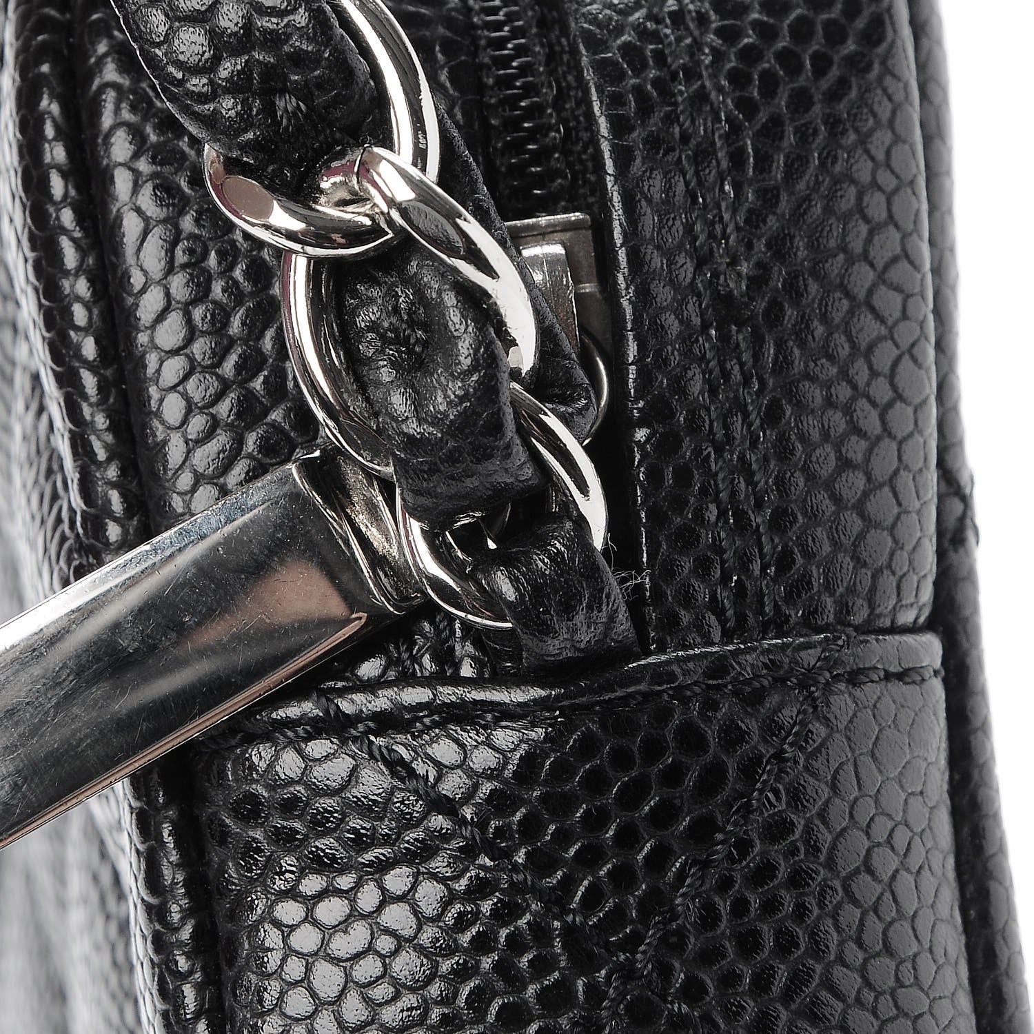 Chanel Caviar Quilted Camera Case Crossbody Bag Black 8 of 9
