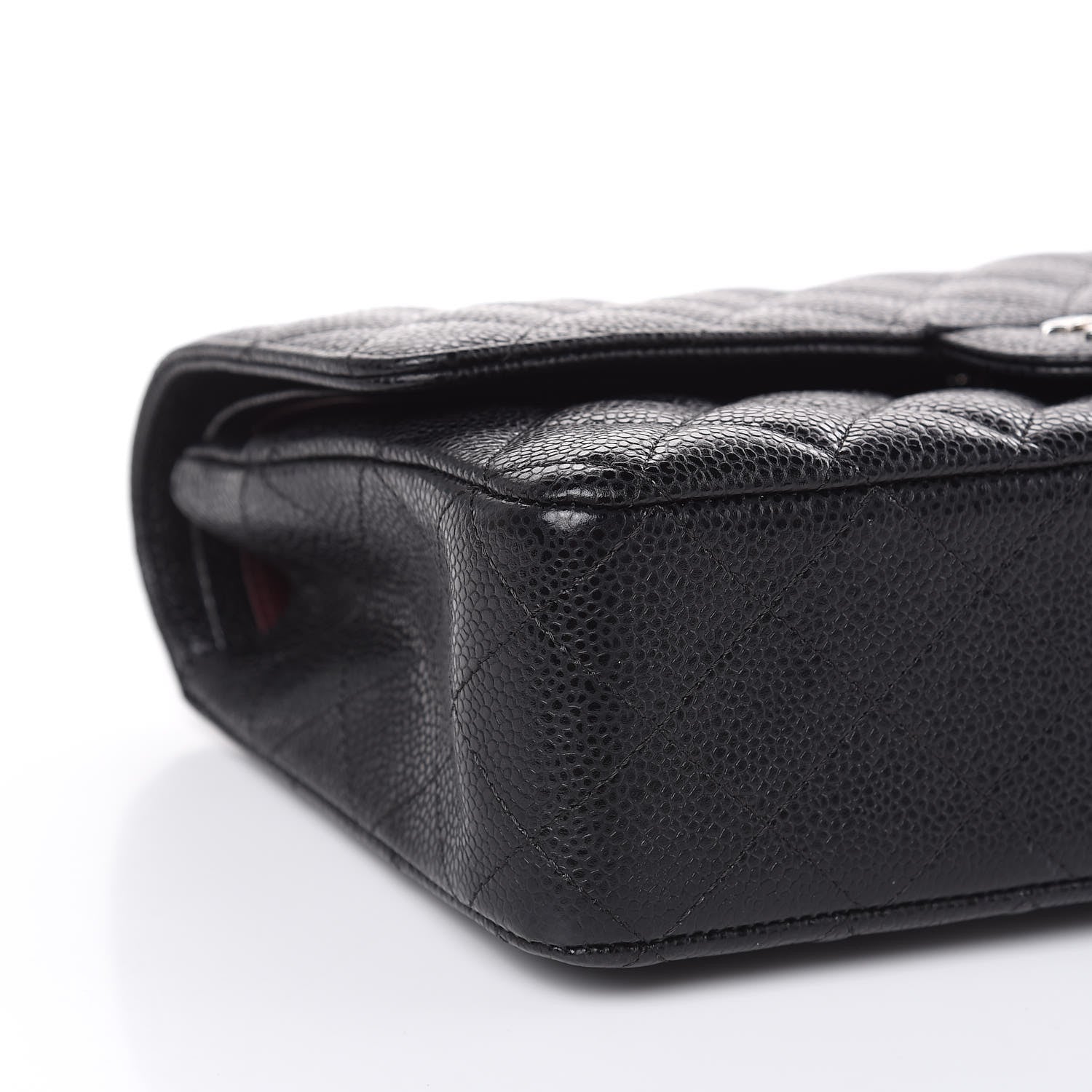 Chanel Caviar Quilted Medium Double Flap Black 8 of 11
